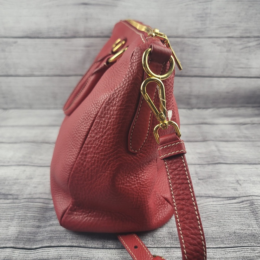 PRADA Vitello Daino Leather Shoulder Bag Red BL0778 - Picture 4 of 12